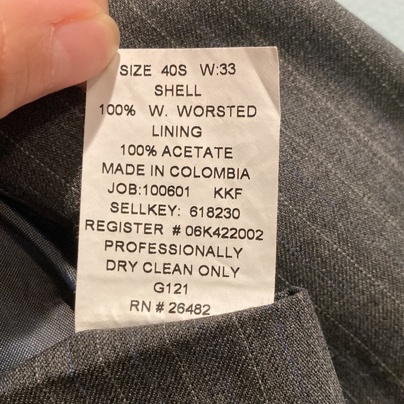 Kenneth Cole Reaction Suit Jacket 40S - Picture 12 of 14